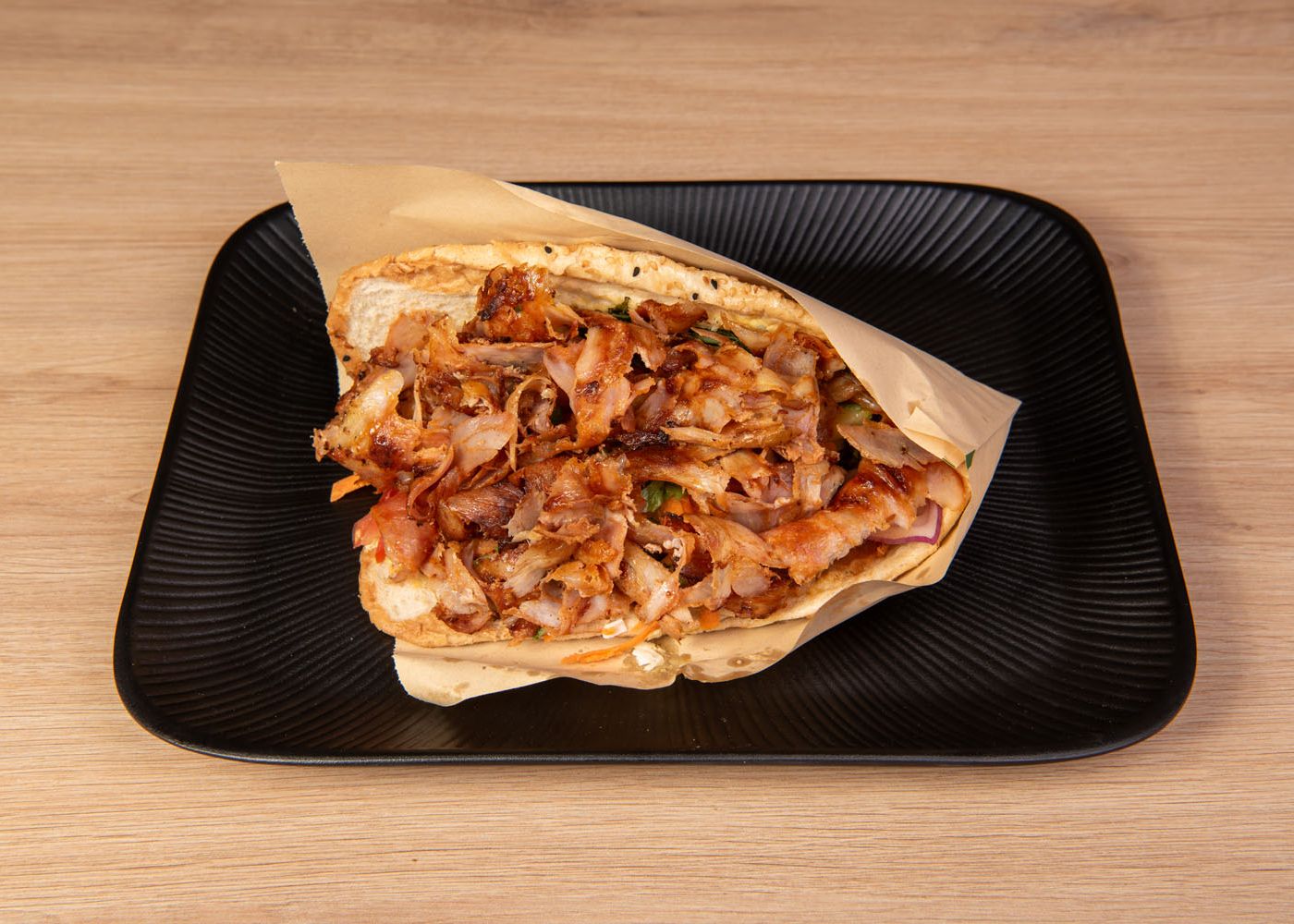 Chicken-Döner im Fladenbrot
